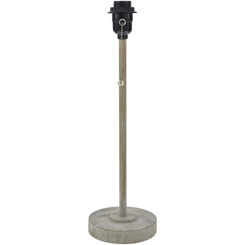 Resin Table Lamp, Gray