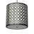 Cilindro Matriz 1 - Light Industrial Steel Unique/Statement Pendant