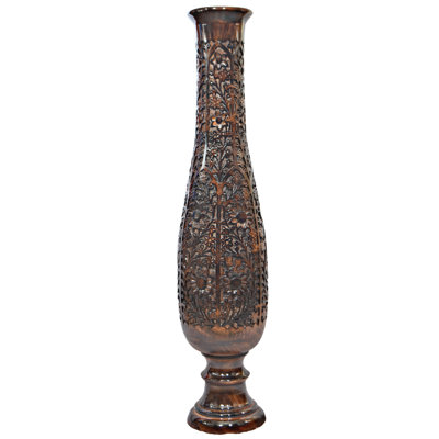Wood Floor Vase