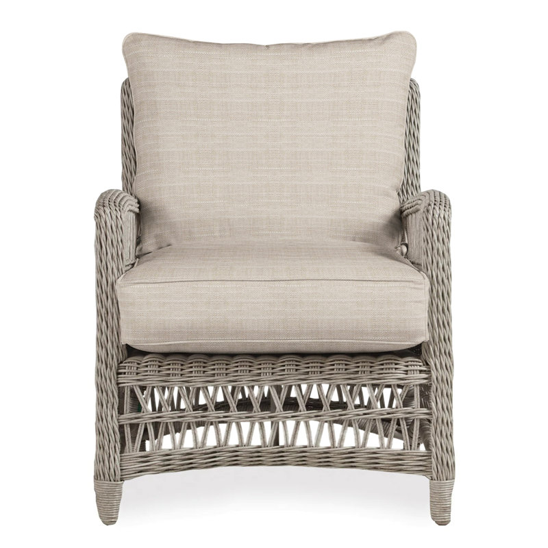 Mackinac Outdoor Lounge Chair, Rollo Linen