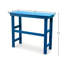 Ensemble de salle à manger à hauteur de bar en PEHD Lake Blue avec chaises Adirondack (3 pièces)
