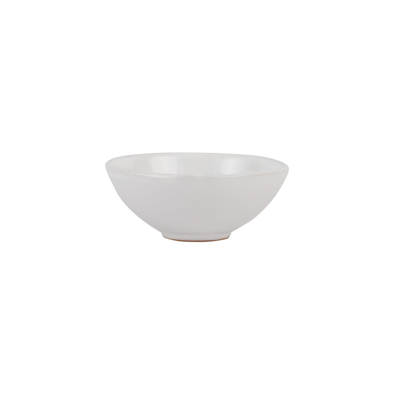 Cucina Fresca Handmade Terra Cotta Cereal Bowl, Bianco
