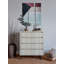 Commode moderne avec 4 tiroirs et de nombreuses tablettes, 27,6 po x 33,9 po x 15,7 po | 100% panneau de particules enduit de mélamine, épaisseur: 0,7 pouce | Conception murale, élégante et fonctionnelle pour n'importe quelle pièce-1027331386