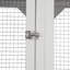 Cage pour chat de taille moyenne, bois blanc pour une volière solide et élégante, divertissement pour animaux