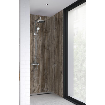 120mm W x 242mm H Decorative Wall Panel with Glass