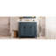 Rangement de salle de bain bleu - Meuble-lavabo 36 po avec lavabo, moderne et fonctionnel, solution