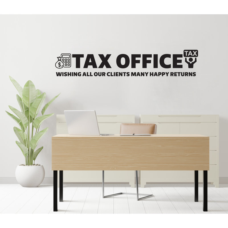 Impôt décoration murale bureau autocollant idée de travail d'équipe travail ouvrier inspirer décoration de bureau autocollants de motivation murale cadeau unique 426
