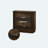 Elettra Rustic Walnut Finish Nightstand
