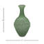 Ensemble de deux vases en verre faits à la main