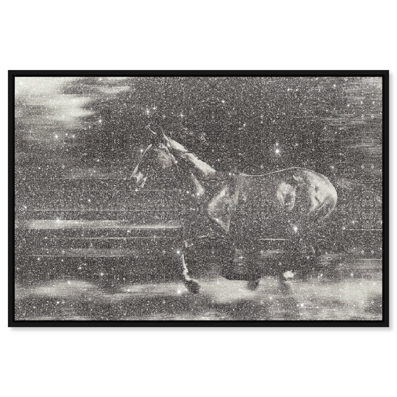 Velocity Unbound Print by Oliver Gal, 55"H x 37"W, Black Floater Frame