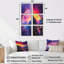 «Rainbow In The Rocky Landscape», ensemble de 6 reproductions d'art mural-1600017791-1600017790
