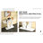 Modern Simple Glossy White Rectangular Counter Bar Table 47.24" x 18.11" x 29.52