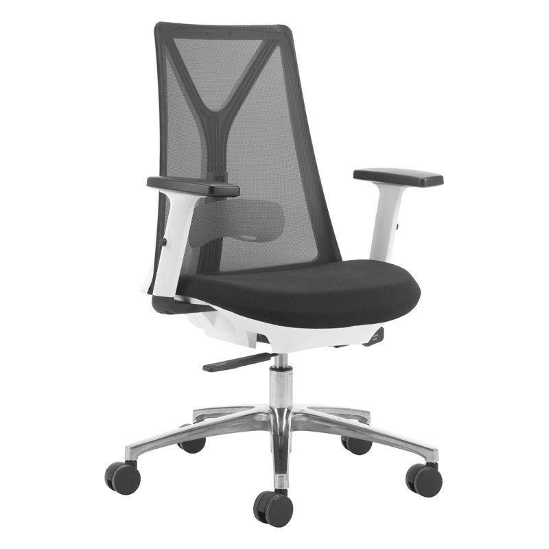 Ergonomic Office Chair High Back Swivel Desk Chair Adjustable Task Chair Rolling Workstation Seating Modern Design