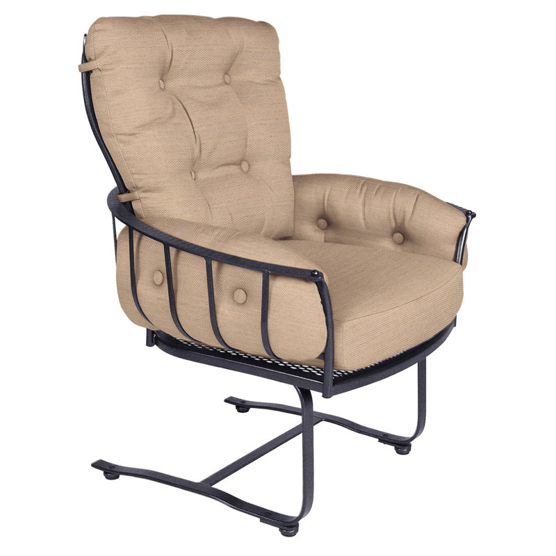 Monterra Outdoor Lounge Chair, Graphite, Flagship Stone Sunbrella®