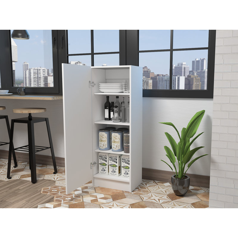 Richmond Rectangle Pantry Cabinet, White