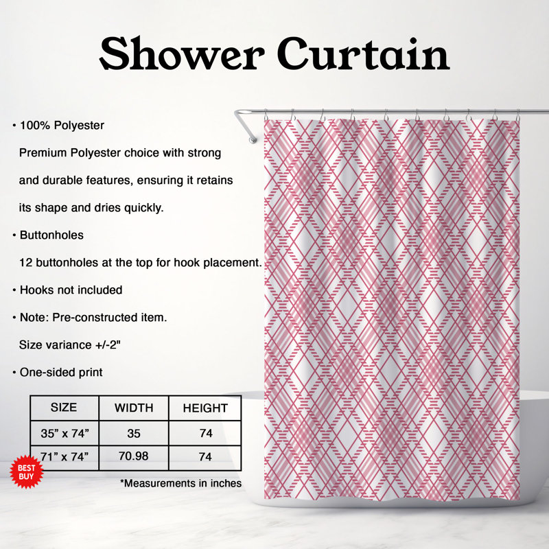 Harvest Grace - Premium Shower Curtain, 74"H x 71"W