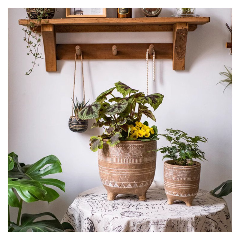 Saihan Pot Planter, 6.3" H x 5.5" W x 5.5" D
