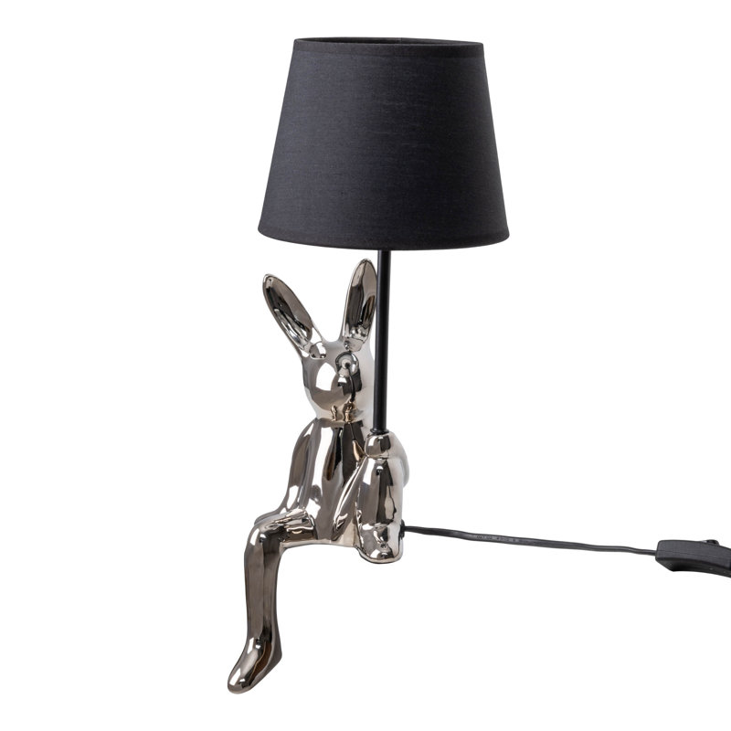 Aeva Ceramic USB Writing Desk Lamp, Silver