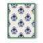Motif de fleurs indigo II, impression encadrée - bois massif-823959746-823959773