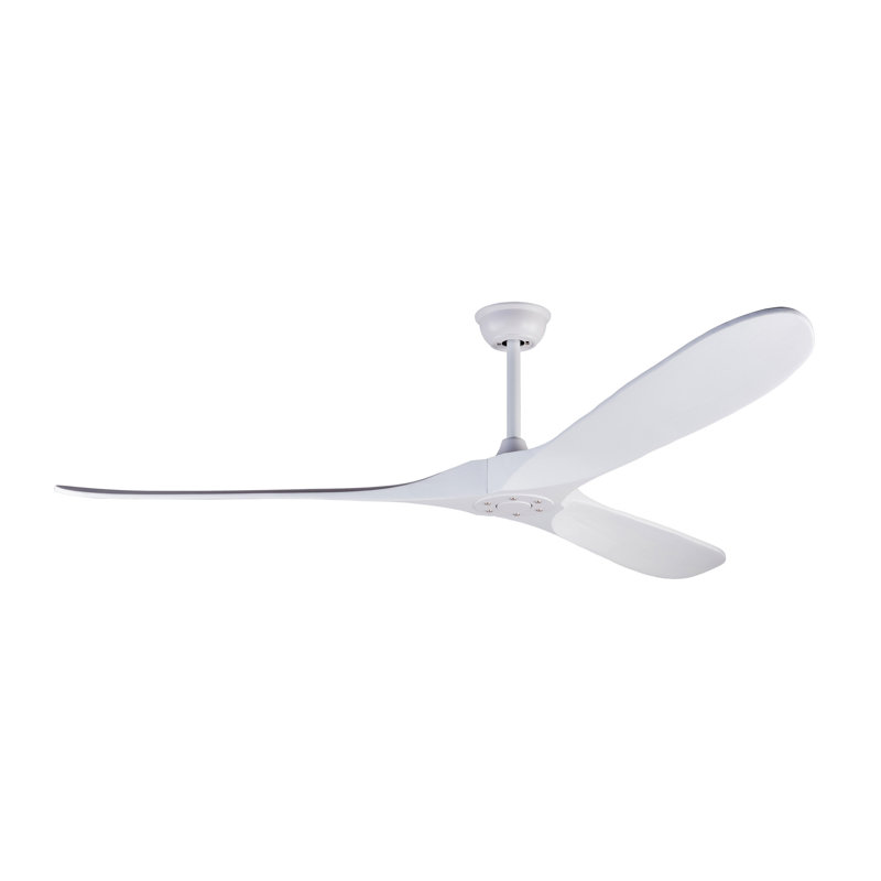 Ventilateur de plafond moderne blanc de 70 pouces