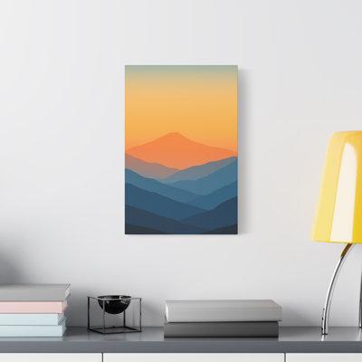 Apel Single Picture Frame Print on Canvas