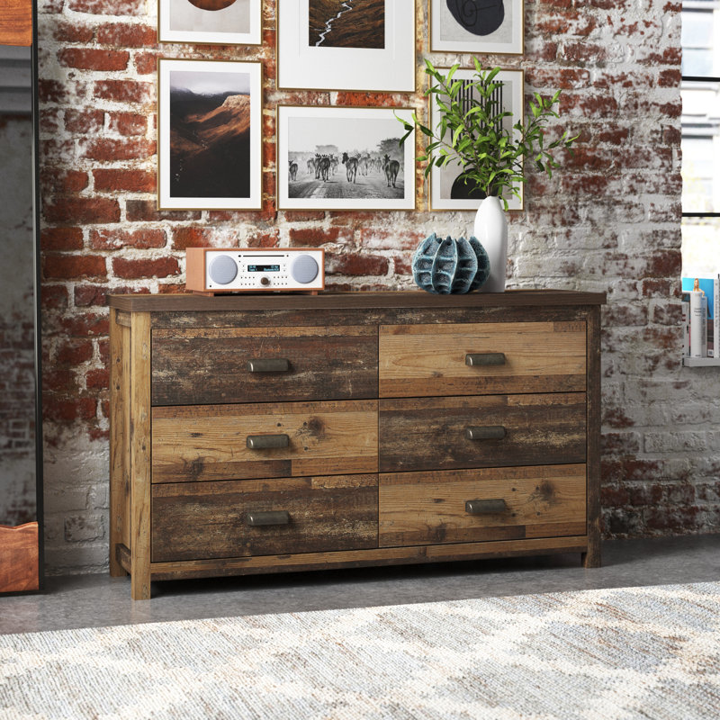 Commode double 6 tiroirs Milano