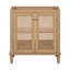 Meuble-lavabo en bois sans lavabo