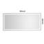 Miroir de salle de bain 96 x 48 pouces à DEL avec cadre en aluminium, miroir de meuble-lavabo mural, anti-buée, mémoire, 3 couleurs, réglable en continu