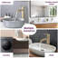 Grand robinet de salle de bain moderne à poignée simple-115745080