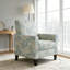 Fauteuil inclinable rembourré 27,5 po avec pieds en hêtre massif-130363395-130363513