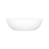 Corvara Oval 21-5/8" Vessel Lavatory Sink  in Volcanic Limestone with Internal Overflow