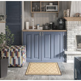 Midpines Non-Slip Geometric Indoor Doormat