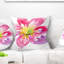 Coussin décoratif imprimé floral pleine fleur rose-89812921-89812917