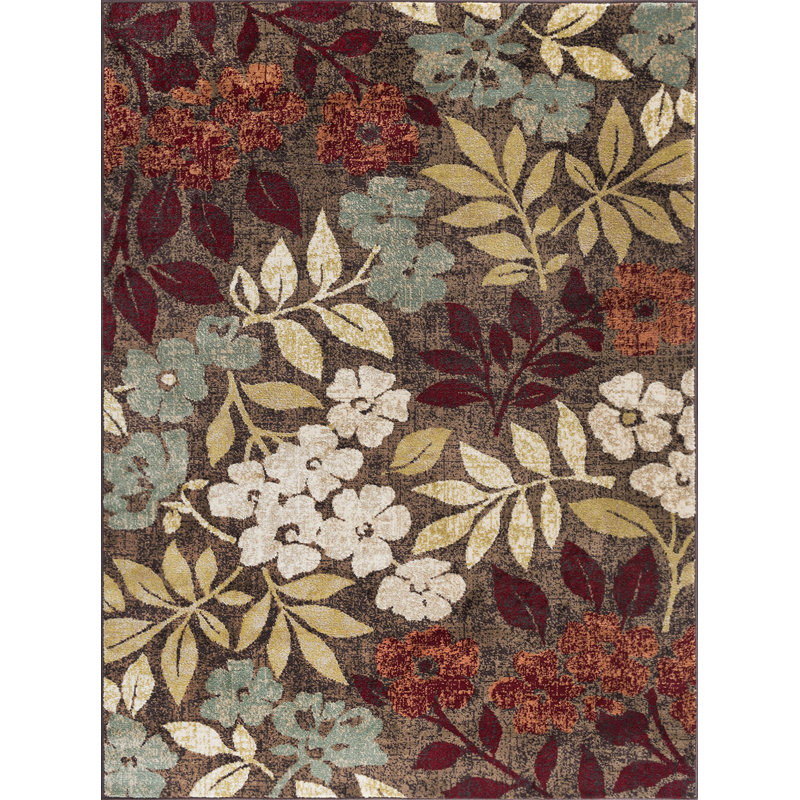 Tapis transitionnel brun Highfill, Rectangle 2 pi x 3 pi