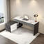 Bureau léger en forme de L avec bureau en pierre frittée-203976662