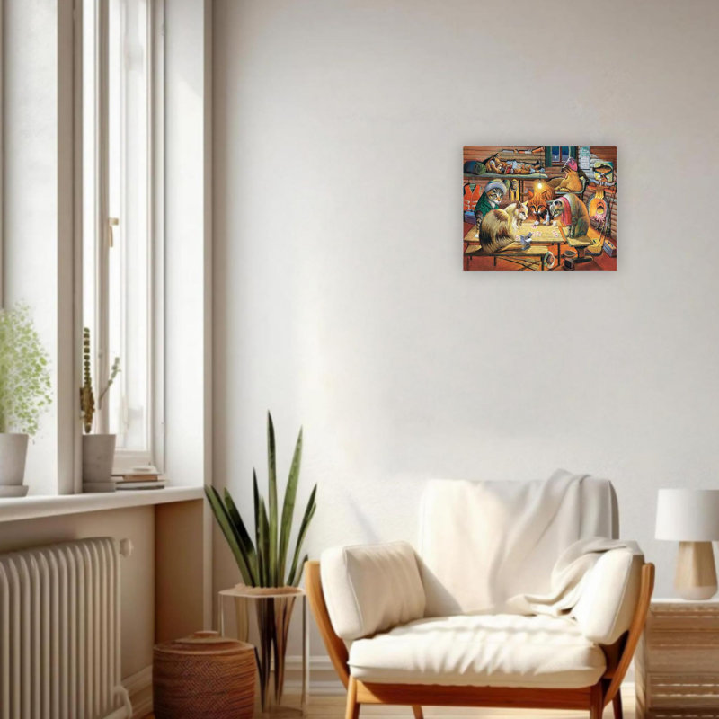 Art mural sur toile sans cadre 12 po x 16 po