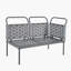 Ensemble modulaire de patio réversible en osier avec coussins de 99,41 po de largeur Khusbu-1896718773-1896718772