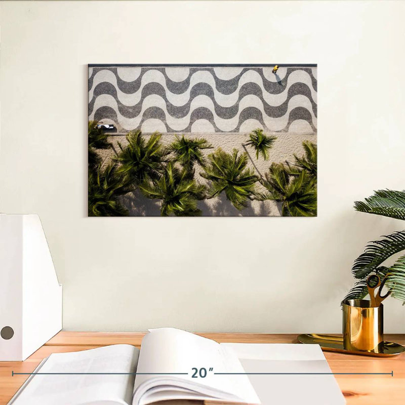 Gillard Copacabana Sidewalk Palms, H 8 po x l 12 po