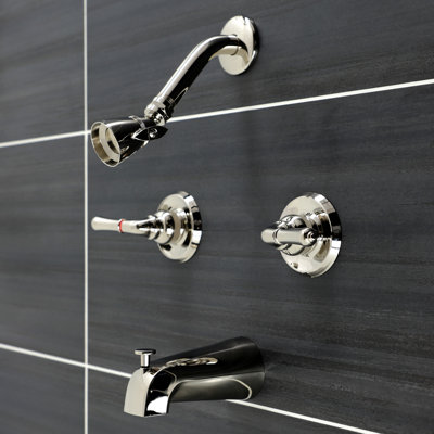 Robinet de baignoire et de douche avec valve brute Magellan