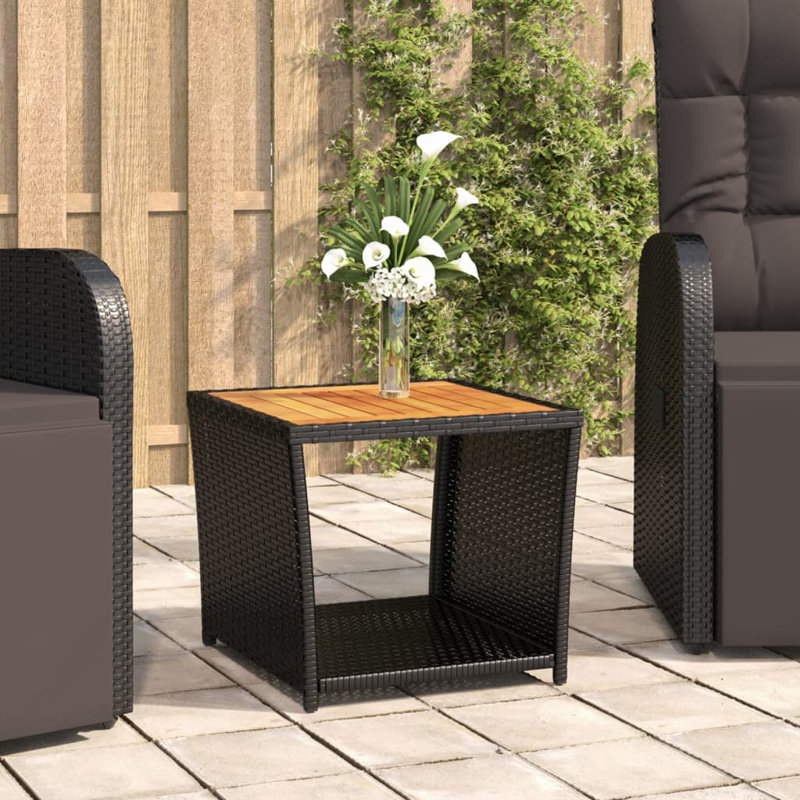 Krune Square Outdoor Side Table , 45cm cm W 45cm cm D