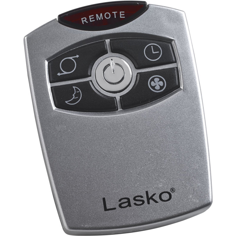 Lasko 52" Gray Adjustable Oscillating Pedestal Fan with Remote