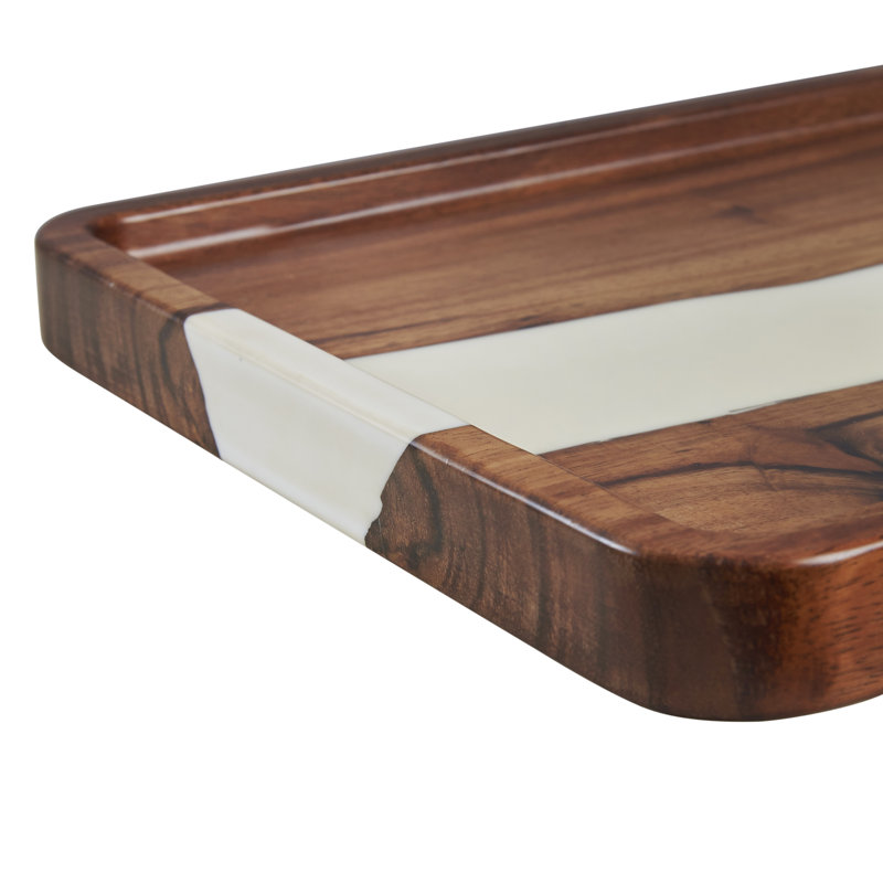 Abi-Rose Solid Wood Tray