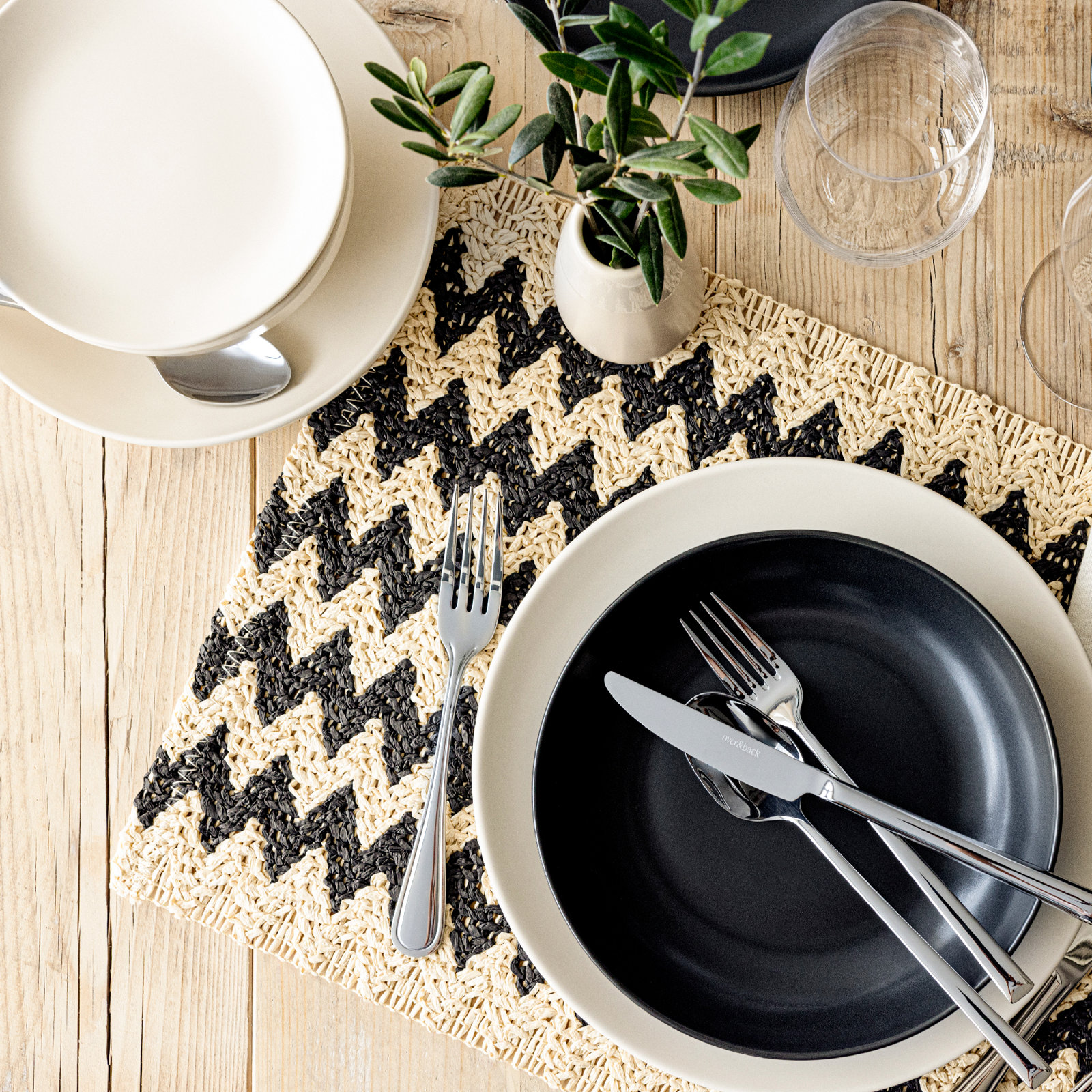over&back Woven Fiber Placemats