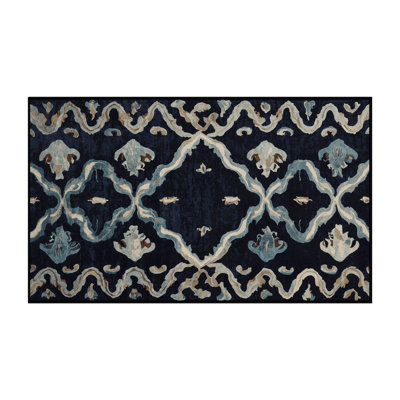 Machine Washable Gray Area Rug
