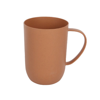 Mouthwash cup Hotel Mouthwash Cup Home Brushing Cup With Handle Wood Fiber Water Cup