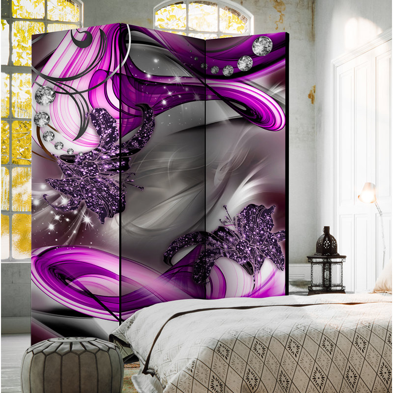 Antony 172cm H Solid Wood Folding Room Divider, 3