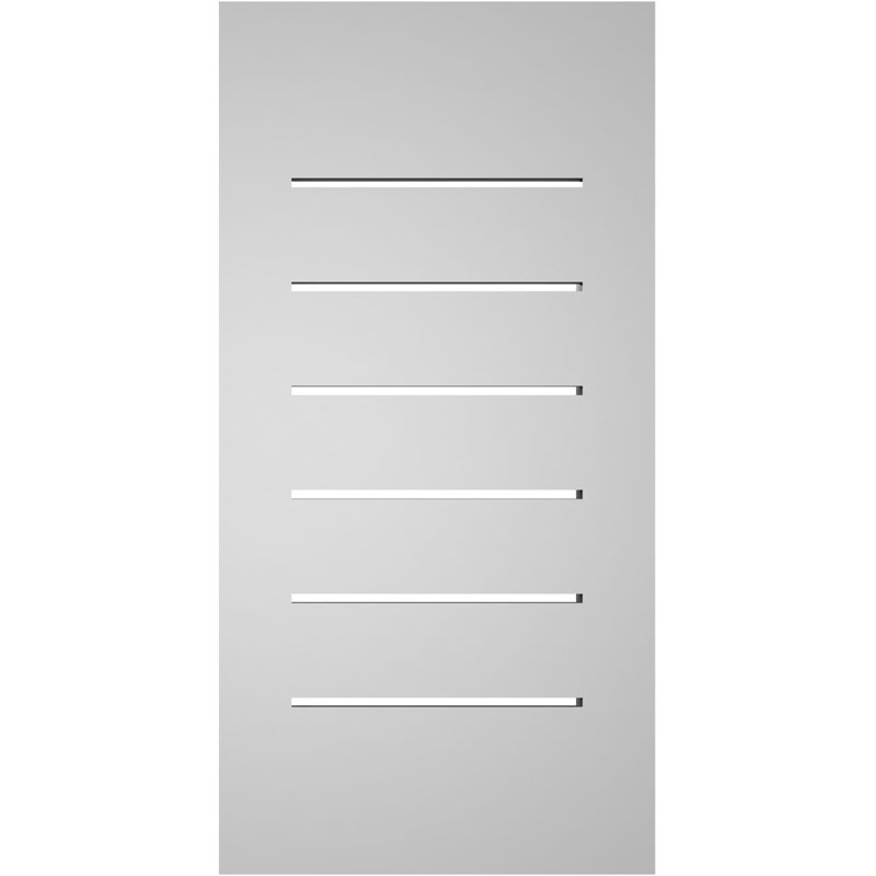 Évent à pignon fonctionnel en uréthane rectangulaire à fixation en surface, brun clair apprêté, H 24 po x l 12 po x P 1,5 po