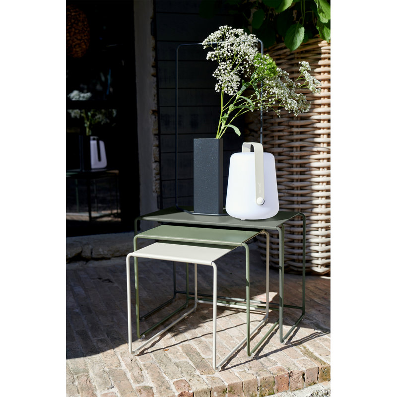 Itac Steel Floor Vase, Black Cherry