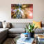 California Redwoods, Sun-rays And Sky by Elena Kulikova - Wrapped Canvas Print-42161096