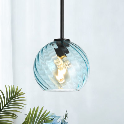 Luminaire suspendu à 1 lumière, base E26